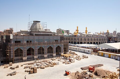 هنرنمایی ایرانیان در توسعه حرم مطهر امام حسین (ع) +فیلم