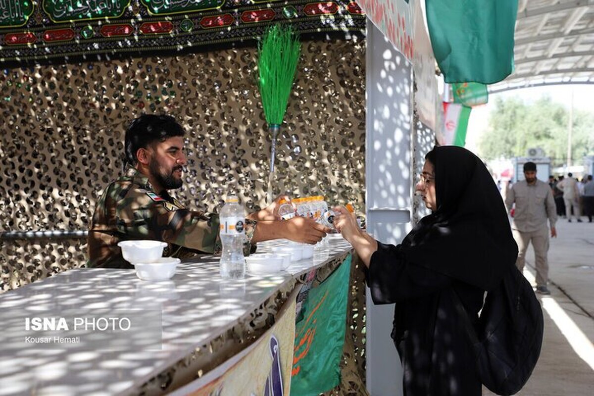 فعالیت ۱۳۷ موکب کرمانشاهی در مسیر بازگشت زوار اربعین