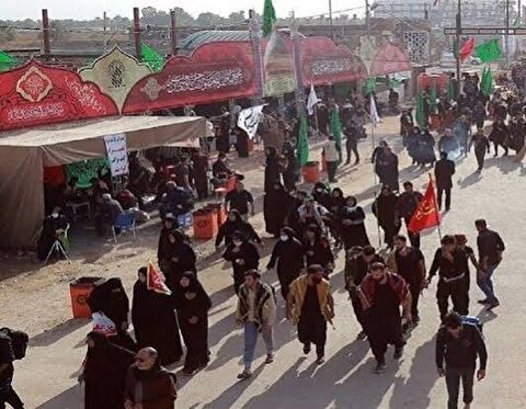 ۳۹۵ موکب، سفره‌ای گسترده برای زائران اربعین در ایلام